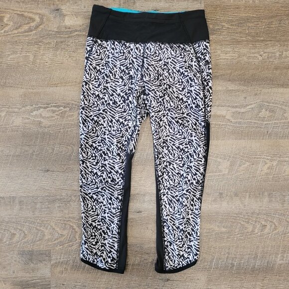 LULULEMON | Pace Pusher Crop Legging 21" | Sz. 4 - Picture 8 of 12